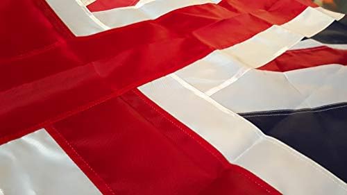 Union Jack Flag British MoD Approved Commercial Grade Heavy Duty Sewn Nylon Double Stitched Fabric 5ft x 3ft