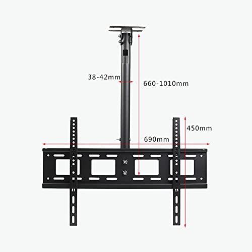 Support TV plafond pivotant inclinable pour installation écran sur voûte - 3