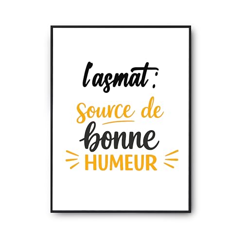 Affiche lasmat Otshirt poster citation imprimé en France