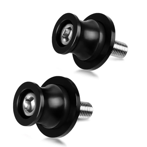 DR650S Schwingenspule Schwingenspulen 2 Stück Motorrad Schwingenspulen Schieber für DR650S DR 650S 2015 2016 2017 2018 2019 2020 (schwarz)