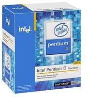 IntelPentium D 820 Dual Core Processor 2800MHz Socket 775 PLGA 800FSB Cache 2048 KB BTX A0 Box Version
