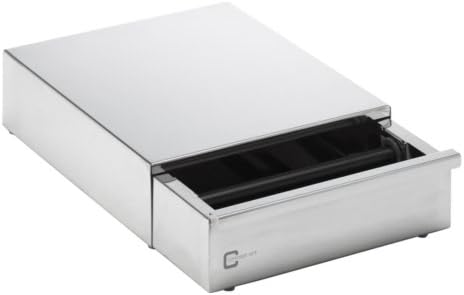 Classic polished Knockbox with drawer size M