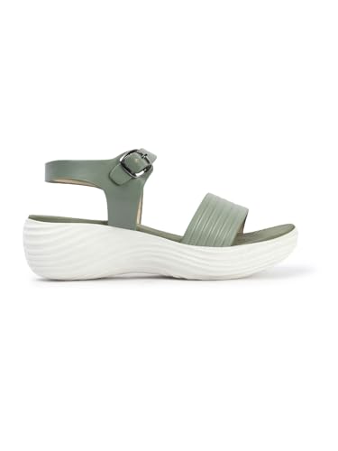 Image of Carlton London women's Lightweight Comfort Wedge Ankle Strap Sandals