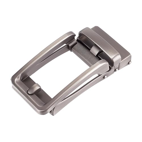 NICENEEDED Hebilla de Cinturón con Trinquete, Reemplazo Automático de Hebilla de Cinturón, Hebilla de Clic Decorativa para Hombres Hebilla de Cinturón Deslizante con Trinquete