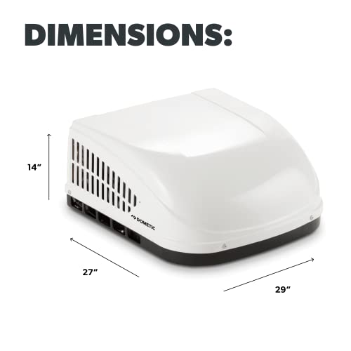 Dometic Brisk Ii Air Conditioner - High-Efficiency Rooftop Ac, Ducted Or Non-Ducted Application, Polar White 11K Btu Rv Ac Unit For Rvs, Trailers, And Campers #TOP2