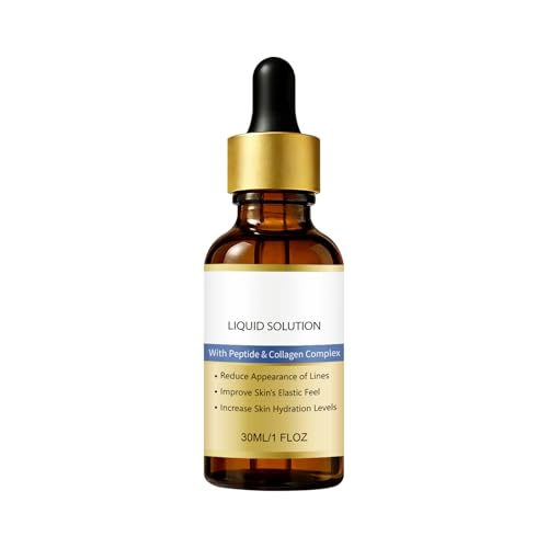 GloraMD Face Lift Serum GloraMD Liquid Solution Anti-Aging Serum Essence Oil With Peptide & Collagen Hydration Moisturizing and Firming Reduce Fine Lines for All Skin Types (1 Bottle)