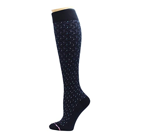 Image of Dr. Motion 4 Pairs Therapeutic Graduated Compression Women's Knee-hi Socks