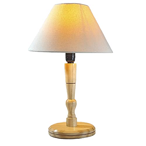 Abajur Farol com Cúpula de algodão Luminária de mesa retrô Cor:Na...