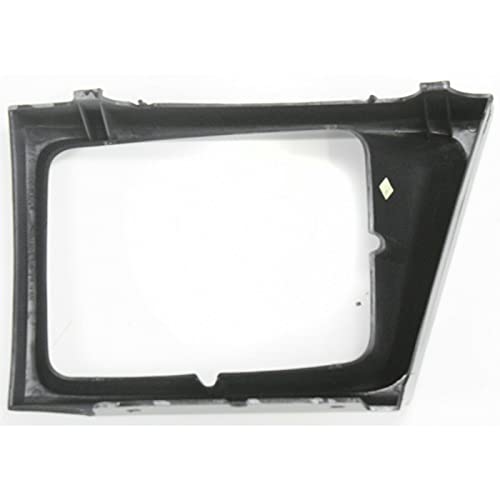 Image of DAT AUTO PARTS Front Right Headlight Bezel Fits 1997-2002 Ford Econoline | Passenger Side, Grille, Van, Sealed Beam, Silver Textured Plastic, Replaces FO2513158 F7UZ13052AAA