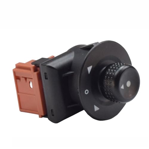 185526 Bouton de réglage des rétroviseurs latéraux pour Citroën C2 C4 Xsara Picasso Partner Berlingo Pour Peugeot (orangé)
