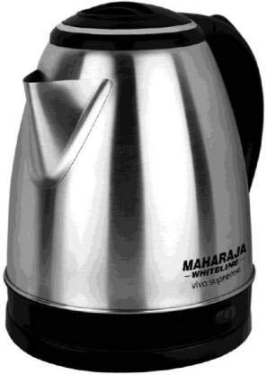 Maharaja Whiteline Vivo Classic 1500watt Electric Kettle,1.5 Litre(Metallic Black and Silver)