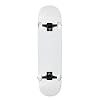 Moose Complete Skateboard Dipped White 8.5 Black/White Assembled
