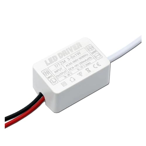 Unité tube lampe alimentation LED 250mA transformateur AC85-265V 3W 4W 5W