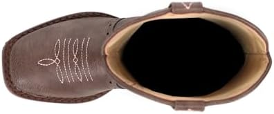 ROPER Kids Girls Lexi Rhinestone Square Toe Casual Boots Mid Calf - Brown - Size 11 M | Image 3