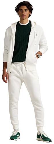 Image of POLO RALPH LAUREN mens Double-knit Full Zip Hoodie