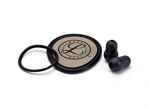 3M Littmann Lightweight II S.E. 40020, Kit de piezas de repuesto para fonendoscopios, color Negro Cover