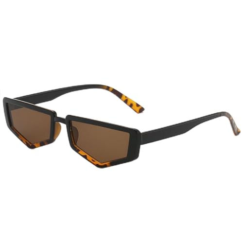 Lunettes de soleil polygonales rétro punk pour hommes et femmes
