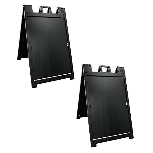 Plasticade Signicade Deluxe A-Frame 2-Pack with Quick-Change System