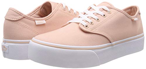 Vans Camden Platform, Baskets Femme, Rose ((Canvas) Spanish Villa Vv8), 36.5 EU