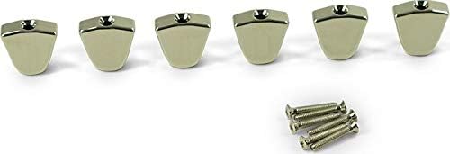 Kluson Replacement Button Set For Revolution Series Tuning Machines Metal Keystone Nickel