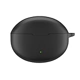 MIGOTODA Silikon-Schutzhülle mit Aufhängeschlaufe für Oppo Enco Air4 – Modell US-OPPENAR4-N1 (Schwarz)
