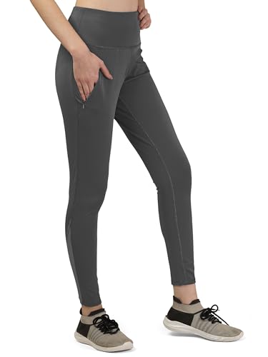 Image of Mehrang Gym wear Mesh Legging Workout Pants with Side Pockets /Stretchable Tights /Highwaist Sports Fitness Yoga Track Pants for Women & Girls