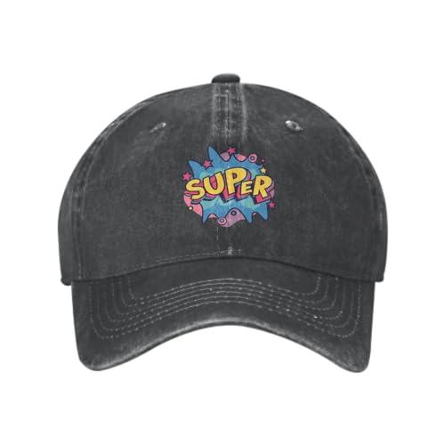 Casquette de baseball contre le soleil en jean ajustable adulte