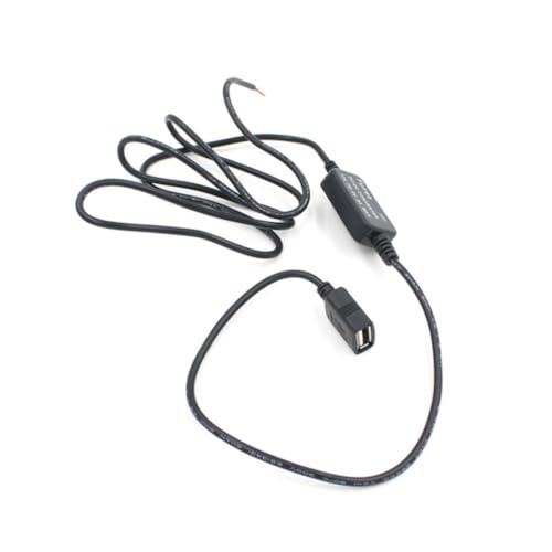Cargador de coche USB 12v a 5v 3A de plástico negro para móvil y camcorder