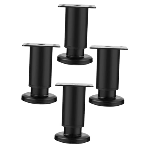 HOODANCOS 4Pcs Adjustable Table Legs Heavy Duty Furniture Leg Extenders for Bed Frame Sofa Cabinet and Dresser Stable Support Feet for Various Furniture Types