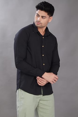 Image of DIVISIVE Men's Solid Slim Fit Shirt