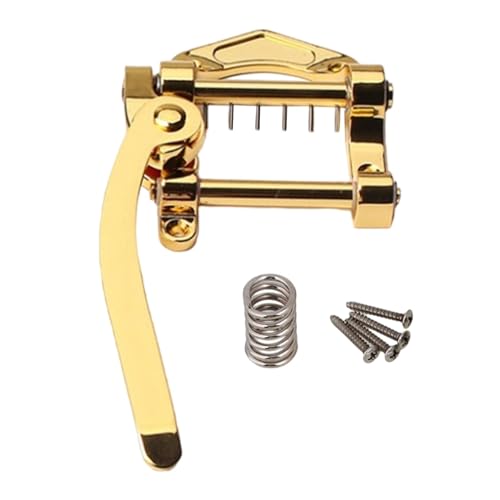 Image of CALANDIS Tailpiece Tremolo Electric Guitar Bridge for Electric Guitar SG ES335 LP etc Golden | Bridges | Guitar Parts | Parts & Accessories | Guitars & Basses