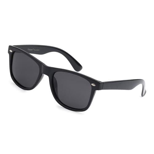 Image of PolarSpex Polarized Sunglasses for Men and Women | UV Protection, Durable Lightweight Frame, Retro Style, Felt Carrying Case, Clear Vision for Driving, Fishing & Everyday Wear.