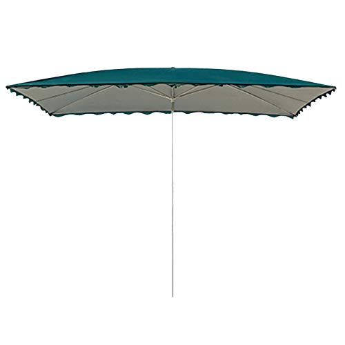 UQACHG Parasol De Jardin Rectangulaire De 3 M, Grand Parasol D'Extérieur en Acier À 6 Baleines pour Restaurant Et Café, sans Socle.