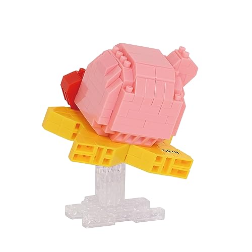 nanoblock BANDAI Nintendo - Kirby - Mini-Bausteinfigur, Pixelart - 220 Teile - NBK141