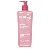 BIODERMA Sensibio Gel Espumoso - Limpiador Micelar Calmante - Limpia y Desmaquilla Rostro y Ojos - Pieles Sensibles - Refuerza la Hidratación Natural - Frasco con Dosificador 500 ml