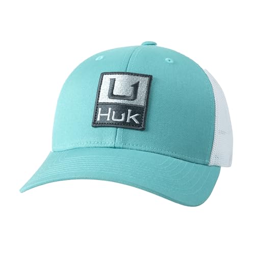 HUK Herren Trucker-Hut, blendfreier Snapback-Angelhut Verschluss, d Up-Marineblau, One Size