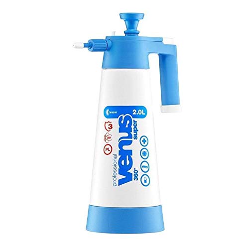 2L Venus 360 SUPER Pro Double Trigger Spray Bottle Blue Plastic 360 Spray Pattern