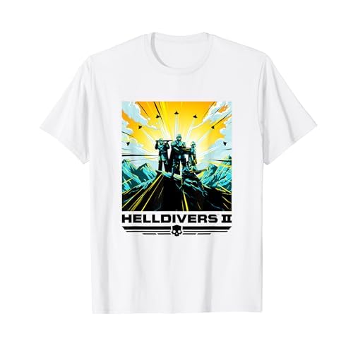 Helldivers 2 Buntes Sony PlayStation Videospiel-Poster T-Shirt
