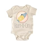 NOFO VIBES Fish Filet Foodie Bass - Baby Boy Girl Clothes Bodysuit Funny Cute