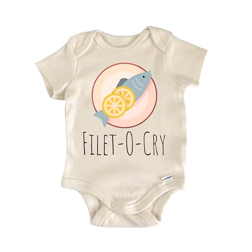NOFO VIBES Fish Filet Foodie Bass - Baby Boy Girl Clothes Bodysuit Funny Cute