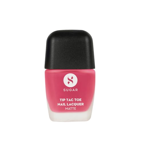 SUGAR Tip Tac Toe Nail Lacquer Matte 36- MAGENTA MAZE 9ml(249)