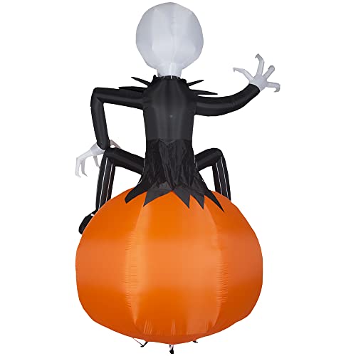 Lightshow Airblown-Micro Lights-Jack Skellington On Pumpkin-Giant-Disney #TOP1
