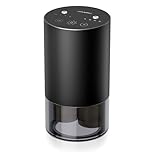 Airversa Dual-Nozzle Waterless Essential Oil Diffuser for Home Rechargeable Scent Diffusers with 5 Timer Settings, 4 Mist Levels with Vehicle Mode for Car Room Studio Office, Black Metal