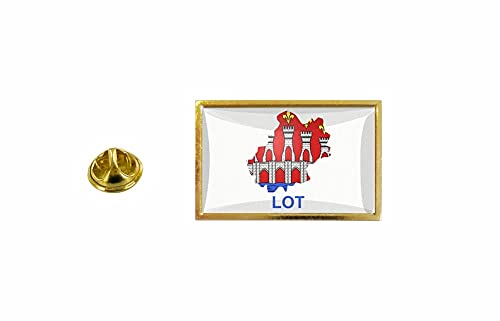 akachafactory Pins pin badge country flag map department