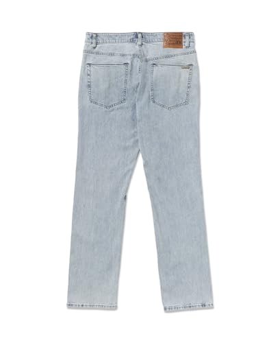 Image of Volcom Men's Solver Stretch Denim Jeans-Modern Fit Pant