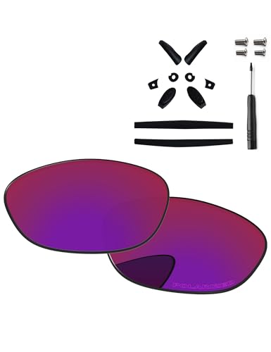 Image of Replacement Lenses & Rubber Kits & Screwdriver & Screws for Oakley Juliet 55mm Sunglass Midnight Sun Polarized