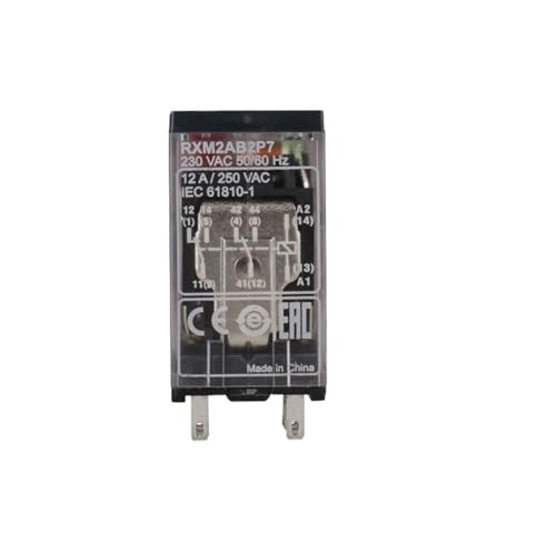 Relé intermedio enchufable RXM2LB2P7 de 8 pines con contactos de 5A