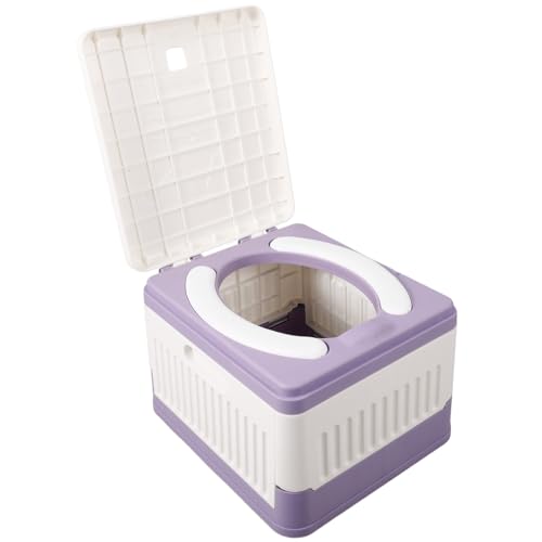 Toilettes Pliantes Portables SUPVOX Solution Propre pour Camping et Long Voyage