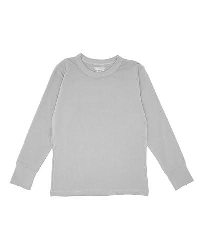 Girls/Boys/Toddler 12 Pack Athletic Performance Long Sleeve Undershirt Tops/Base Layer Cotton Stretch Shirts (12 Pack - Assorted Solid Colors, 4)3