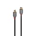 Produktbild LINDY 36890 0.5m USB 2.0 Typ C an Micro-B Kabel anthrazit